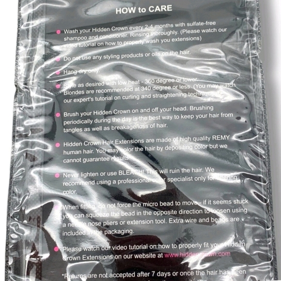 Remy 100% Premium Human Hair Brown With Highlights 5/24# - Picture 9 of 16